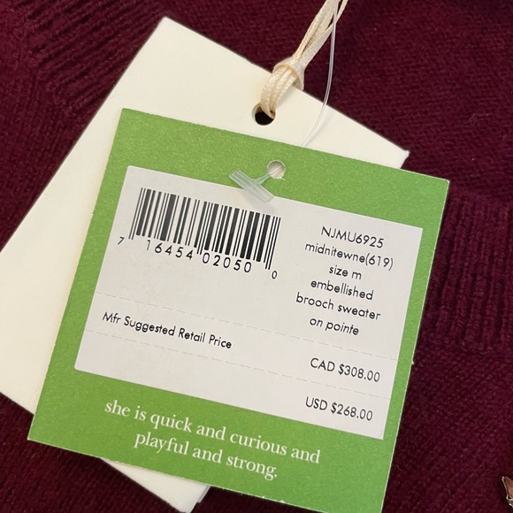 Kate Spade | Embellished Brooch Sweater - Picture 5 of 5